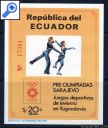 фото почтовой марки: Зимняя Олимпиада Эквадор 1984 год Михель 1961-1964