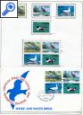 фото почтовой марки: Птицы Маршалловы Острова 1988 год Михель 146-149