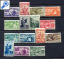 фото почтовой марки: Люксембург 1935 год Михель 266-280 Цена Люкс 1200Евро