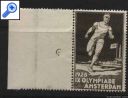 фото почтовой марки: Непочтовые марки 1928 год Олимпиада Амстердам С полем
