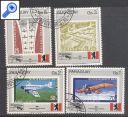 фото почтовой марки: Самолеты над Берлином, Парагвай