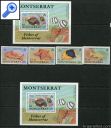 фото почтовой марки: Морская Фауна Монтсеррат Михель 795-799