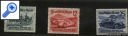 фото почтовой марки: Третий рейх Михель 695-697 Надпечатка