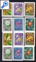 фото почтовой марки: Северный Вьетнам Цветы Зубцовая и беззубцовая серии