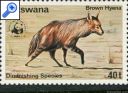 фото почтовой марки: Ботсвана Гиена 1977 год Михель 186