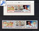 фото почтовой марки: Острова Кука Зимняя Олимпиада 1990 год Михель 1307-1309