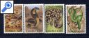 фото почтовой марки: Замбия Змеи 2002 год Михель 1385-1388
