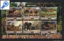 фото почтовой марки: Блок Африканская фауна 60 Руанда  2017