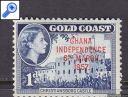 фото почтовой марки: Колонии Великобритании Коллекция 54 Золотой Берег Надпечатка