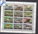 фото почтовой марки: Гайана 1983  Олимпиада, ОИ Лос-Анджелес 1984, Рыбы, надпечатки