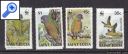 фото почтовой марки: Птицы Санта Лючия 1987 год Попугаи
