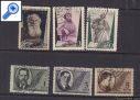 фото почтовой марки: СССР 1933, 1935 гг. Лев Толстой, Урицкий , Валодарский
