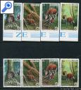 фото почтовой марки: Заир Фауна 1984 год Михель 875-879 Зубцовая Беззубцовая